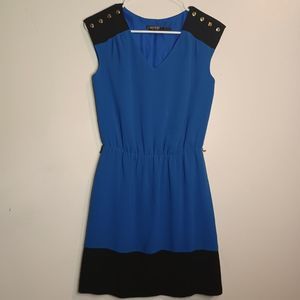 Guess blue and black Sleeveless short dress size 2